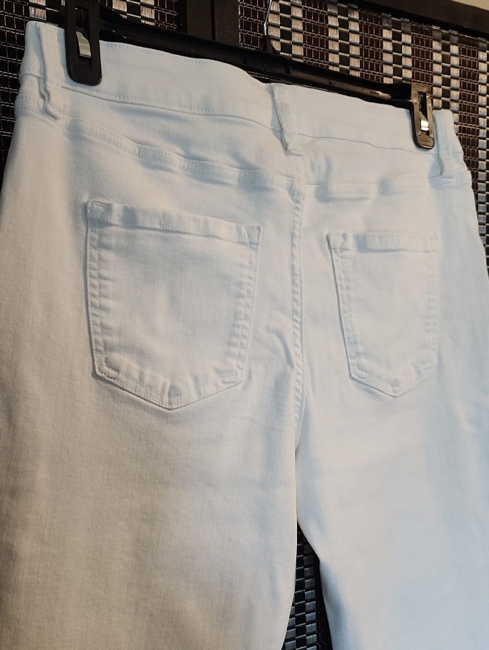 Liz Claiborne Mid-rise White Jean Sz12 - Picture 4 of 5